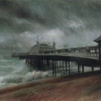 Autumn Storm by John Whiting – 
Pastel (58x39cm) – 
SOLD