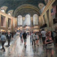 Grand Central – John Whiting
Oil on canvas 60x60cm –
£950 framed