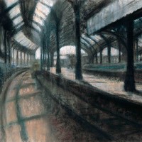 Midday Shadows – John Whiting
Pastel (39x29cm) –
£350 unframed