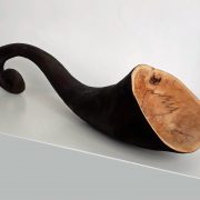 Black Horn by Si Uwins: Beech 90cm L 20cm H; £700