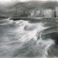 Storm front - John Whiting - Pastel 52x42cm - £ 500 framed